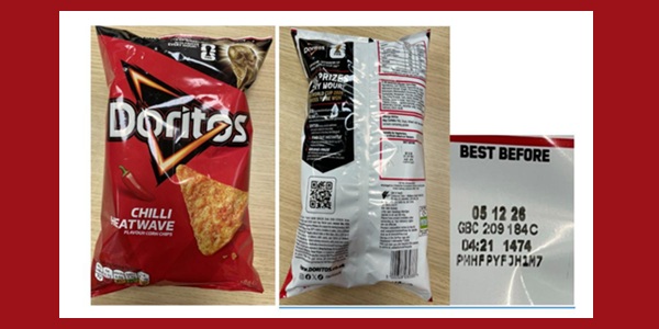 Doritos Chilli Heatwave recalled as milk present 646_doritos.jpg